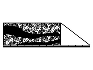Brama przesuwna Luna 600×170 cm - biały matowy