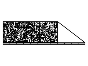 Brama przesuwna Aurora 600×170 cm - biały matowy