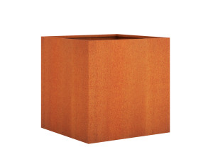 Donica ogrodowa metalowa Corten 120x120x120 cm