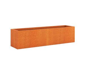Donica ogrodowa metalowa Corten 30x120x30 cm