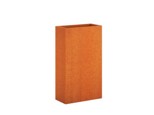 Donica ogrodowa metalowa Corten 30x60x105 cm