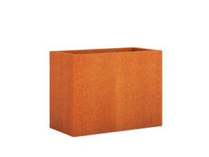 Donica ogrodowa metalowa Corten 30x60x45 cm