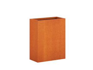 Donica ogrodowa metalowa Corten 30x60x75 cm