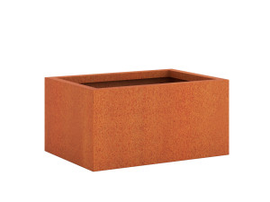 Donica ogrodowa metalowa Corten 45x60x30 cm