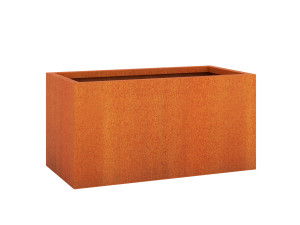 Donica ogrodowa metalowa Corten 45x90x45 cm
