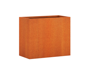Donica ogrodowa metalowa Corten 45x90x75 cm