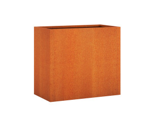 Donica ogrodowa metalowa Corten 60x120x105 cm