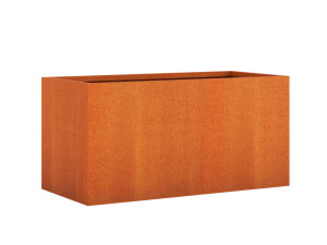 Donica ogrodowa metalowa Corten 60x120x60 cm