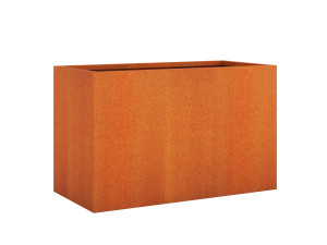 Donica ogrodowa metalowa Corten 60x120x75 cm