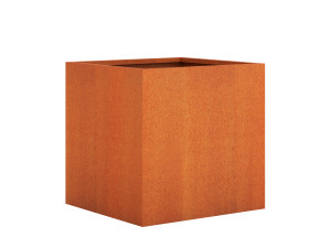 Donica ogrodowa metalowa Corten 90x90x90 cm