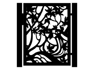 Furtka Camilla 90×120 cm - biały matowy