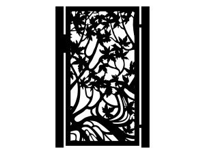 Furtka Camilla 90×170 cm - biały matowy