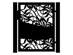 Furtka Luna 90×120 cm - biały matowy