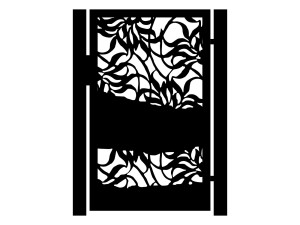 Furtka Luna 90×150 cm - biały matowy