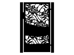 Furtka Luna 90×170 cm - biały matowy