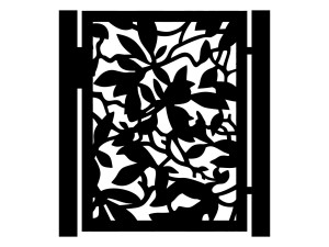 Furtka Aurora 90×120 cm - biały matowy