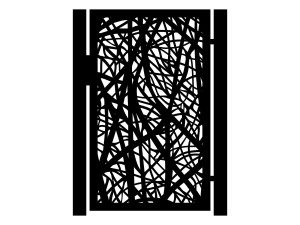 Furtka Margarita 90×150 cm - biały matowy