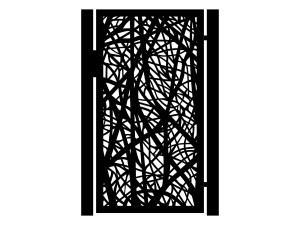 Furtka Margarita 90×170 cm - biały matowy