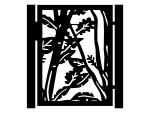 Furtka Serena 90×120 cm - biały matowy