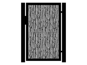 Furtka Maura 90×150 cm - biały matowy