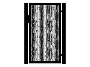 Furtka Maura 90×170 cm - biały matowy