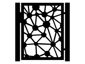 Furtka Noemi 90×120 cm - biały matowy