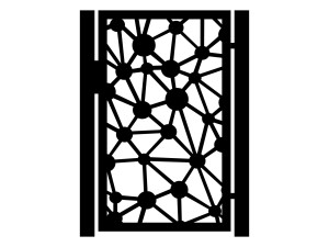 Furtka Noemi 90×150 cm - biały matowy