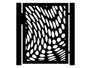 Furtka Cornelia 90×120 cm - biały matowy
