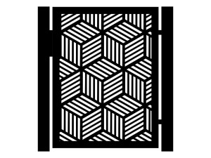 Furtka Elena 90×120 cm - biały matowy