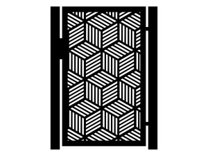 Furtka Elena 90×150 cm - biały matowy