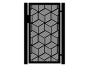 Furtka Elena 90×170 cm - biały matowy