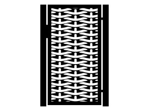 Furtka Nina 90×170 cm - biały matowy