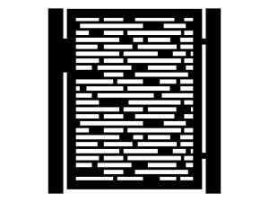 Furtka Bella 90×120 cm - biały matowy