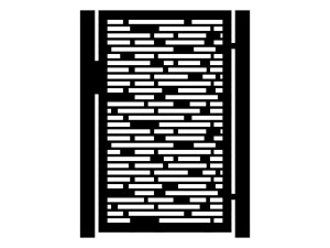 Furtka Bella 90×150 cm - biały matowy