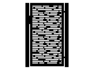 Furtka Bella 90×170 cm - biały matowy