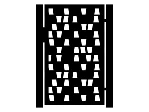 Furtka Cristina 90×150 cm - biały matowy