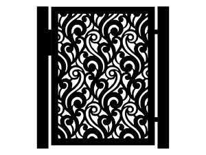 Furtka Luisa 90×120 cm - biały matowy