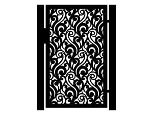 Furtka Luisa 90×150 cm - biały matowy