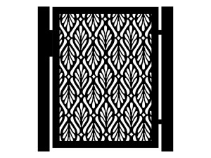 Furtka Loretta 90×120 cm - biały matowy