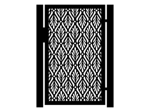 Furtka Loretta 90×150 cm - biały matowy