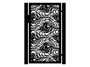 Furtka Gaida 90×170 cm - biały matowy