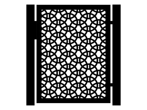 Furtka Giulia 90×120 cm - biały matowy