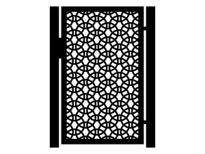 Furtka Giulia 90×150 cm - biały matowy