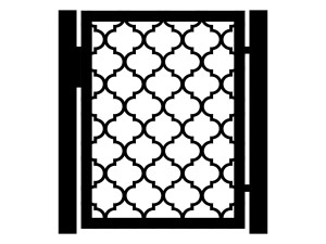 Furtka Bianca 90×120 cm - biały matowy