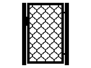 Furtka Bianca 90×150 cm - biały matowy