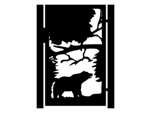 Furtka Olivia 90×150 cm - biały matowy