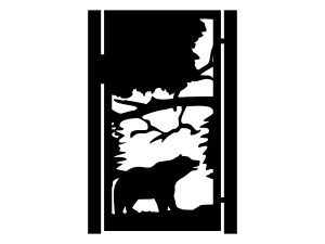 Furtka Olivia 90×170 cm - biały matowy