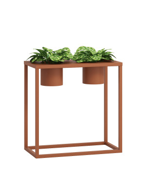 Kwietnik metalowy TUBE loft M 30x60x60cm - miedziany