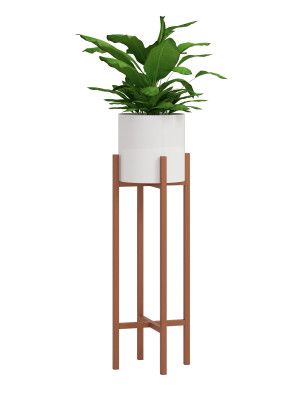 Kwietnik metalowy loft X L - miedziany
