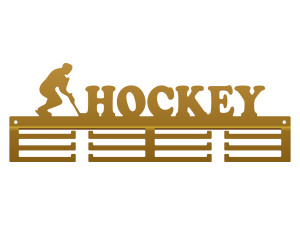 Wieszak na medale Hockey 40 cm - złoty